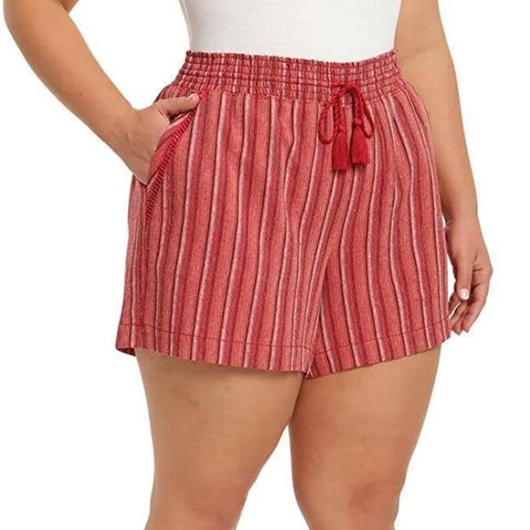 Briggs Red Stripe Shorts - Picture 4 of 5